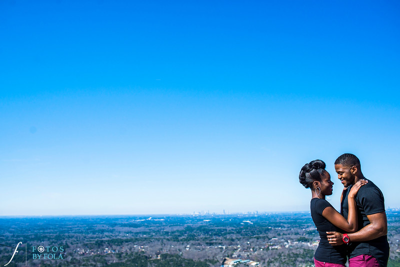 Stone Mountain Engagement Session