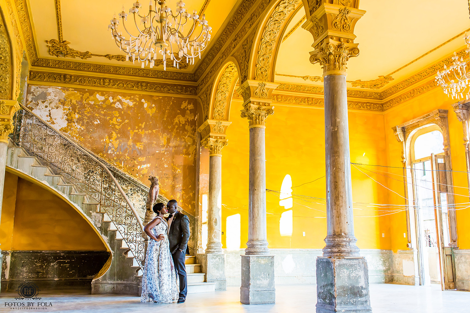 Fotos by Fola | Atlanta Wedding Photographer | Destination Wedding Photographer | Havana Cuba Engagement Shoot | La Guarida | Havana Cathedral | Santa María | Ciudad De La Habana | Cuba | Old Havana